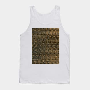 abstract colored round dots background - brown bulges Tank Top